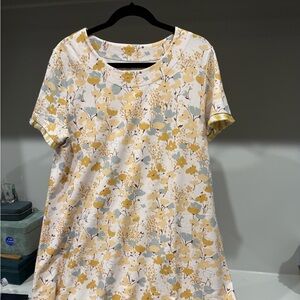 Spartina 449 Floral Dress Sheets - Cream and Yellow